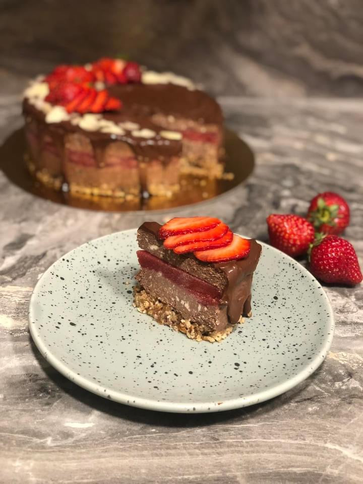 Šokoladinis veganiškas tortas